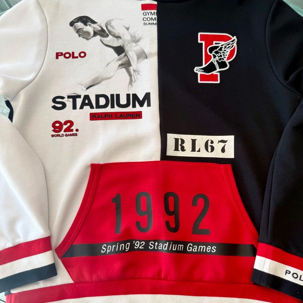 Polo Ralph Lauren 1992 Winter Stadium Hoodie - P-Wing / RL-67 / Bear/ Size M